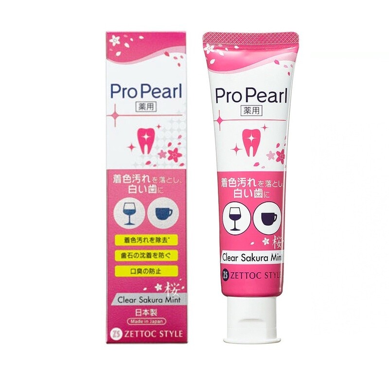 Zettoc Toothpaste Propearl, type: Sakura Mint