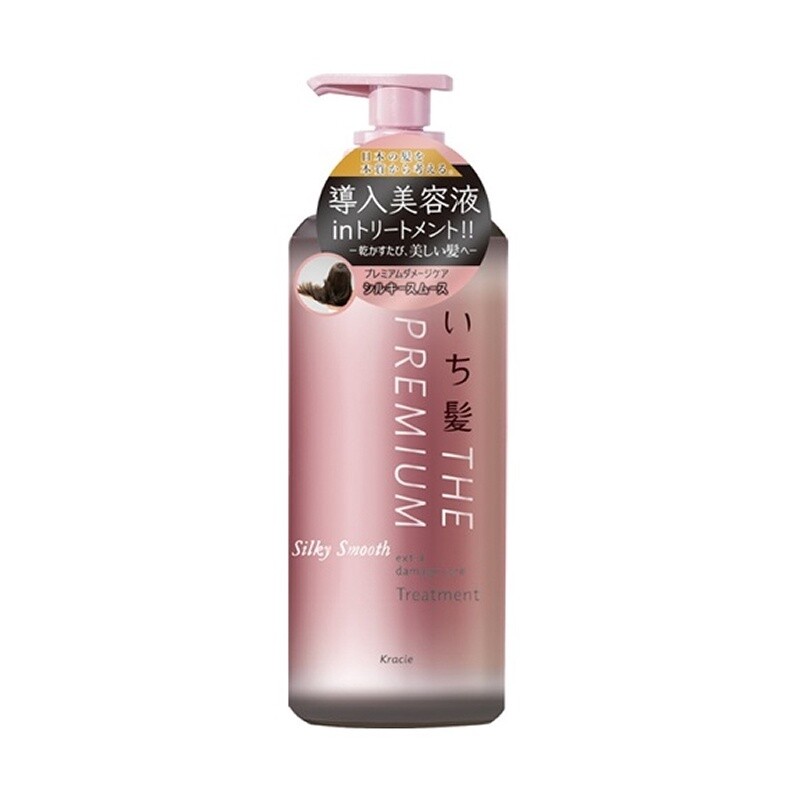 Kracie Ichikami The Premium Extra Damege Care Treatment Pump Shilky Smooth