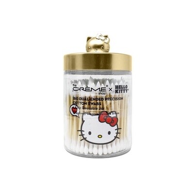 TCS Hello Kitty Chic Reusable Jar +Precision Cotton Swabs