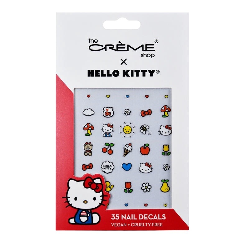 TCS SANRIO Hello Kitty 35 Nail Decals, type: Classic