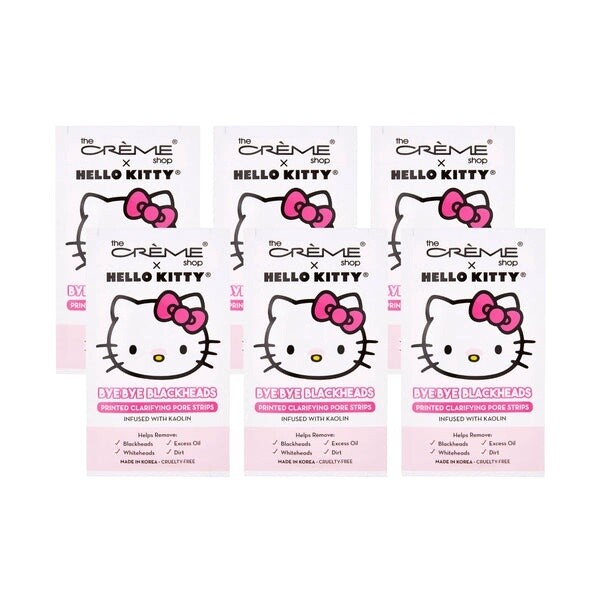 TCS Hello Kitty Bye Bye Blackheads Nose Pore Strips (Pack of 6)