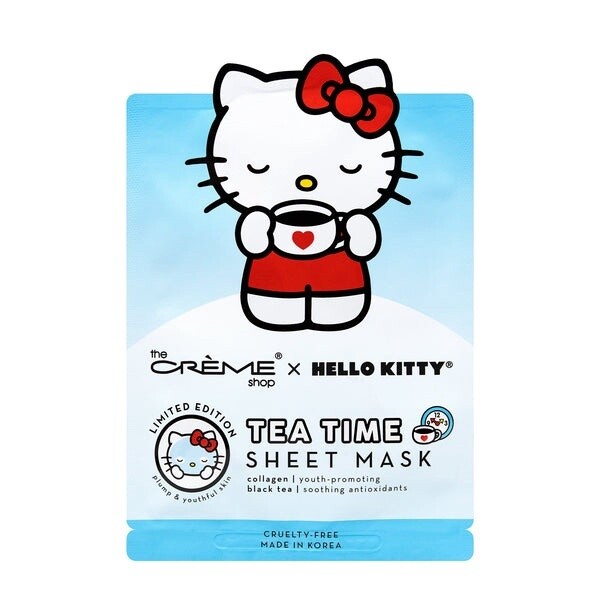TCS SANRIO Hello Kitty Face Sheet Mask, type: Tea Time