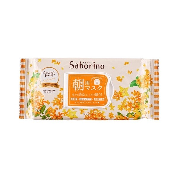 BCL Saborino Morning Face Sheet Pure Kinmokusei *