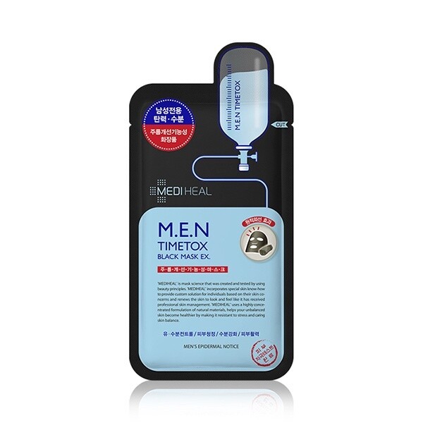 MEDIHEAL M.E.N Timetox Black Mask EX.