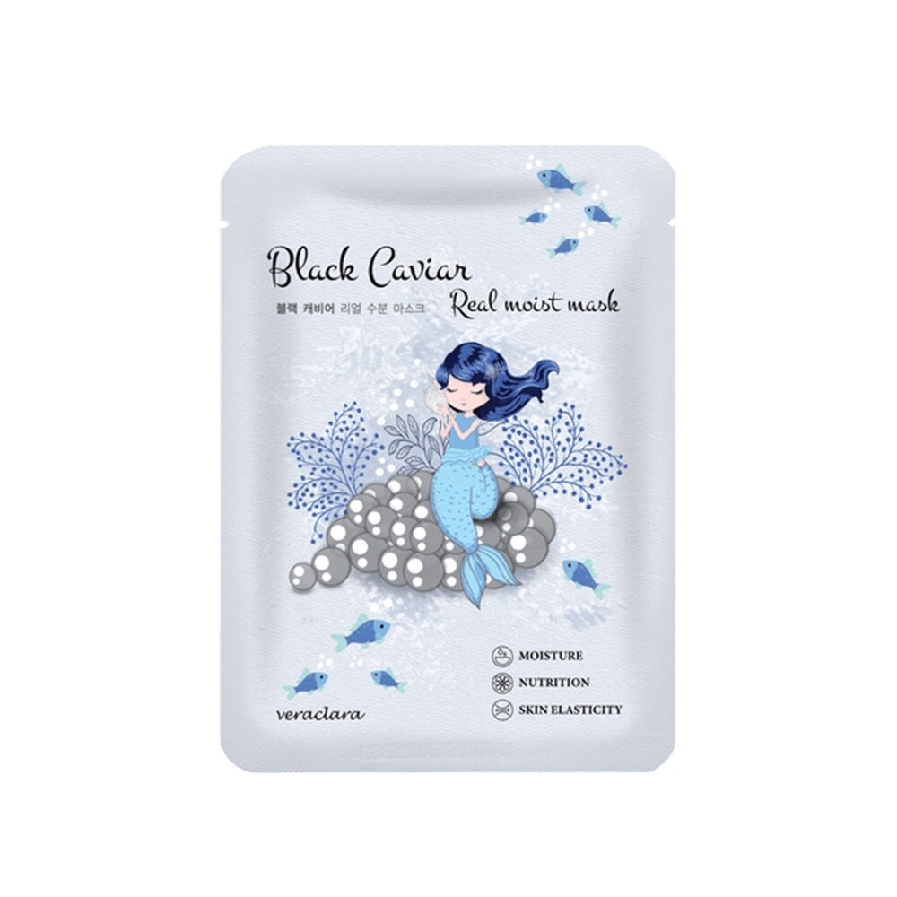 Veraclara Real Moist Mask, type: Black Caviar