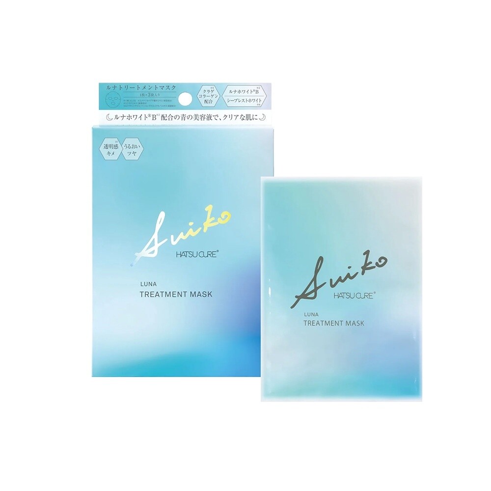 SUIKO HATSU CURE Luna Treatment Mask (Pack of 3)