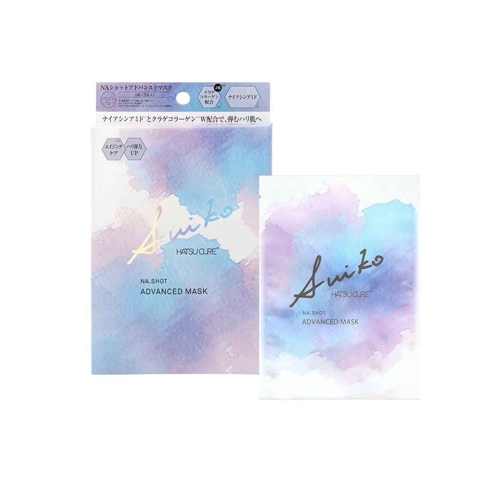 Suiko Hatsu Cure Niacinamide Shot Advanced Mask（ Pack of 3 ）