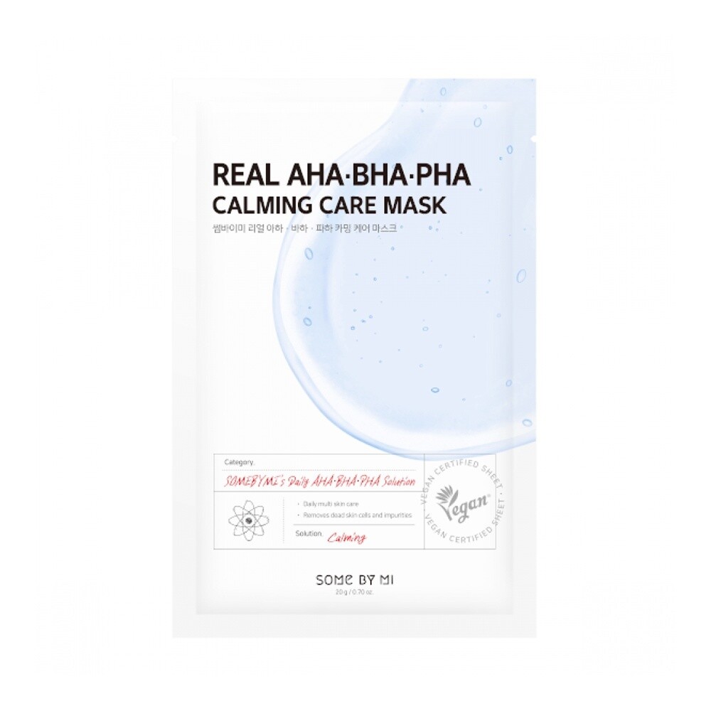 Some By Mi Real Care Mask, type: AHA.BHA.PHA Calming