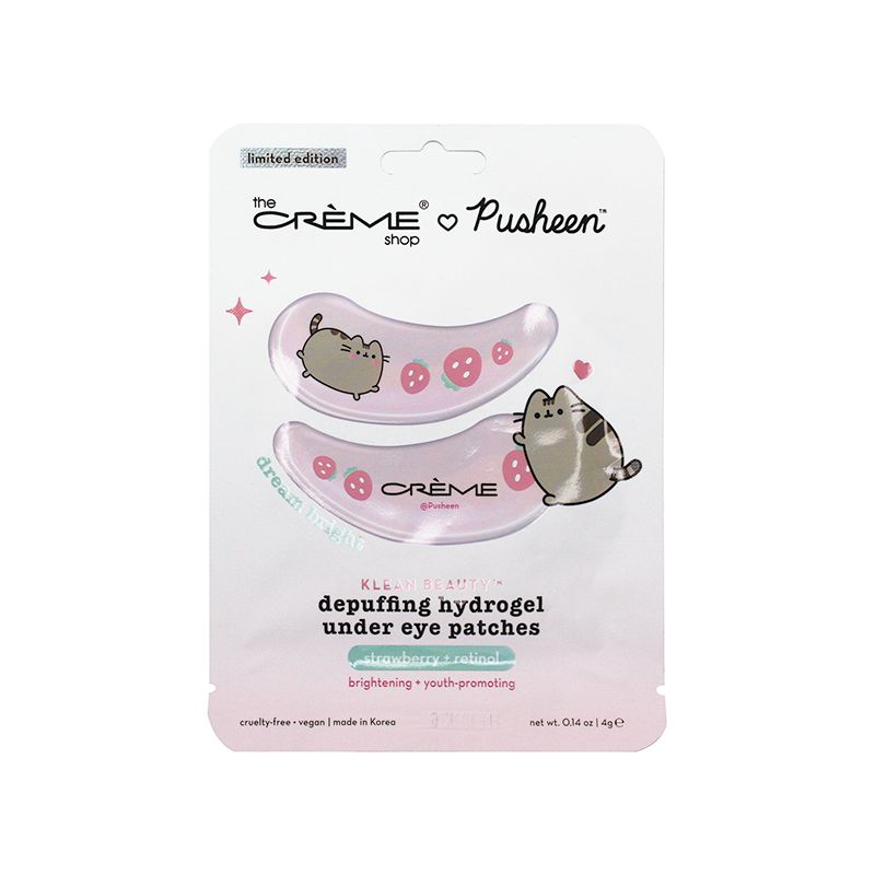 TCS Pusheen Dream Bright Depuffing Hydrogel Under Eye Patches