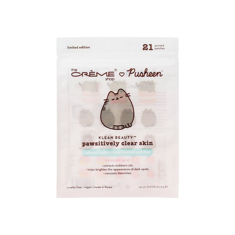 TCS Pusheen Klean Beauty™ Pawsitively Clear Skin Infused Hydrocolloid Blemish Patches