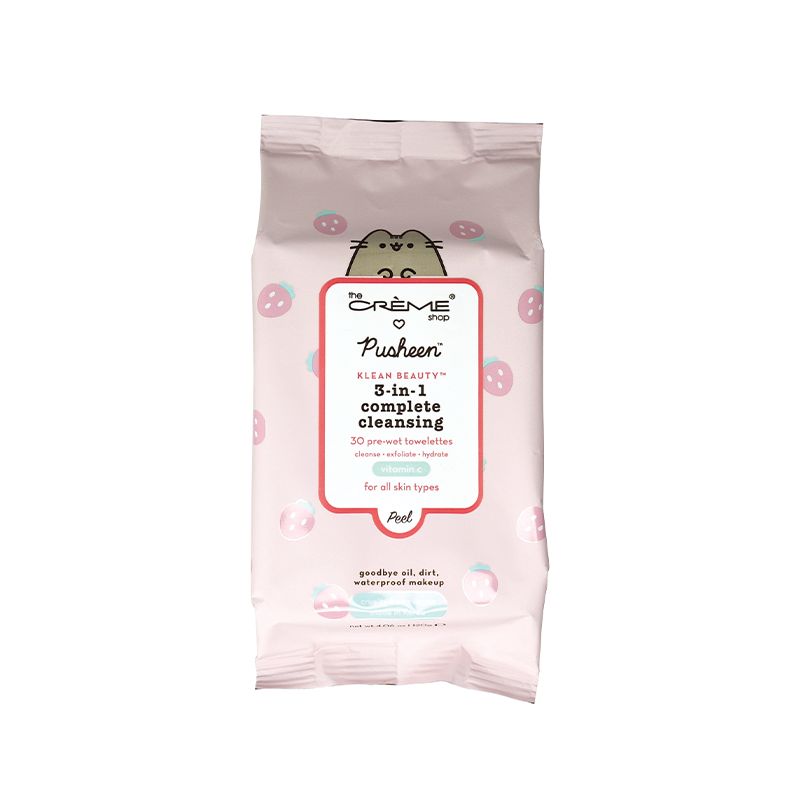TCS Pusheen X Klean Beauty™ 3-in-1 Complete Cleansing Towelettes