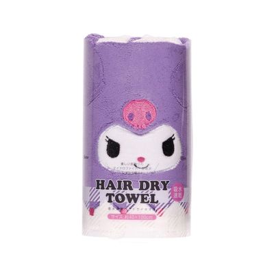 Skater Hair Dry Towel (Kuromi)