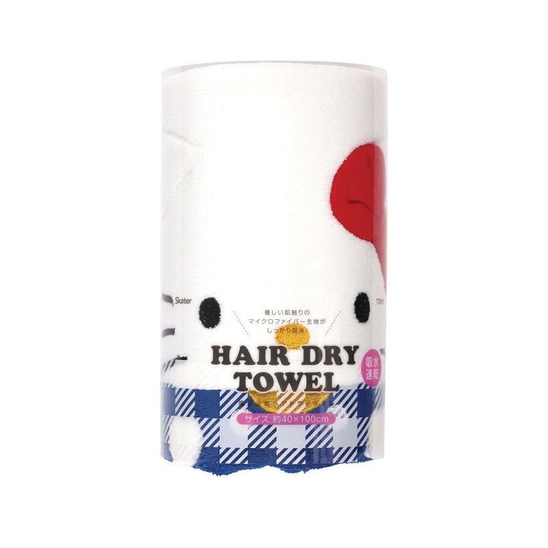 Skater Hair Dry Towel (Hello Kity)