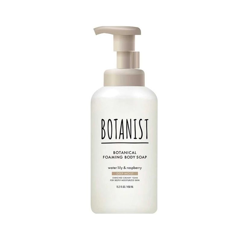 BOTANIST Botanical Foaming Body Soap Deep Moist (Water Lily &amp; Raspberry