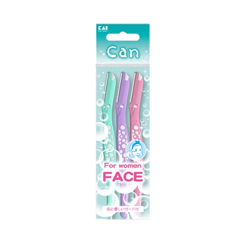 Kai Razor Can Bubble Face L Razor 3pcs