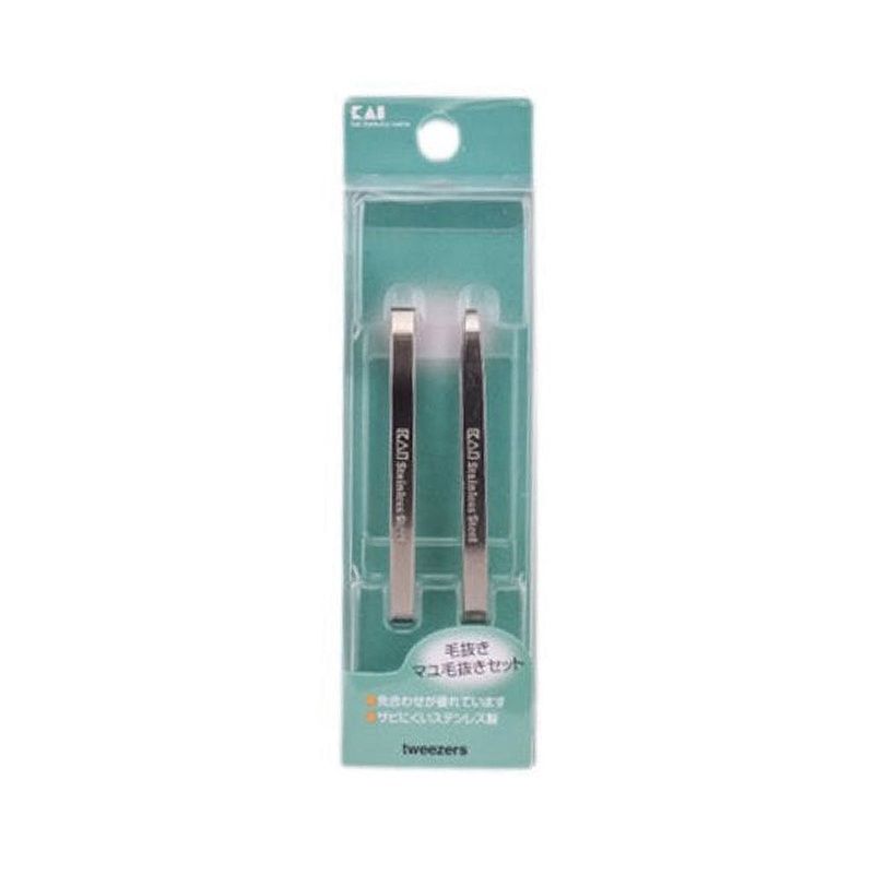 Kai Tweezer&amp;Eyebrow Tweezer Set Pal