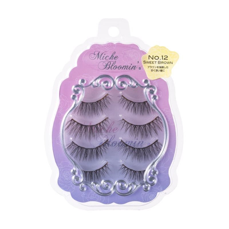 Miche Bloomin&#39; 3D Eyelashes No. 12 Sweet Brown