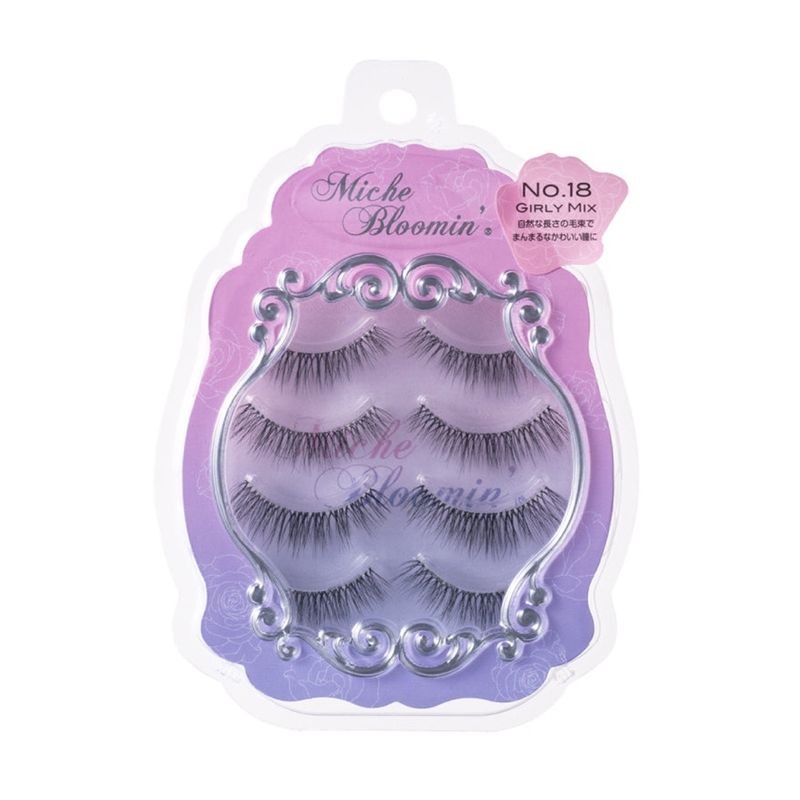 Miche Bloomin&#39; 3D Eyelashes  No. 18 Girly Mix