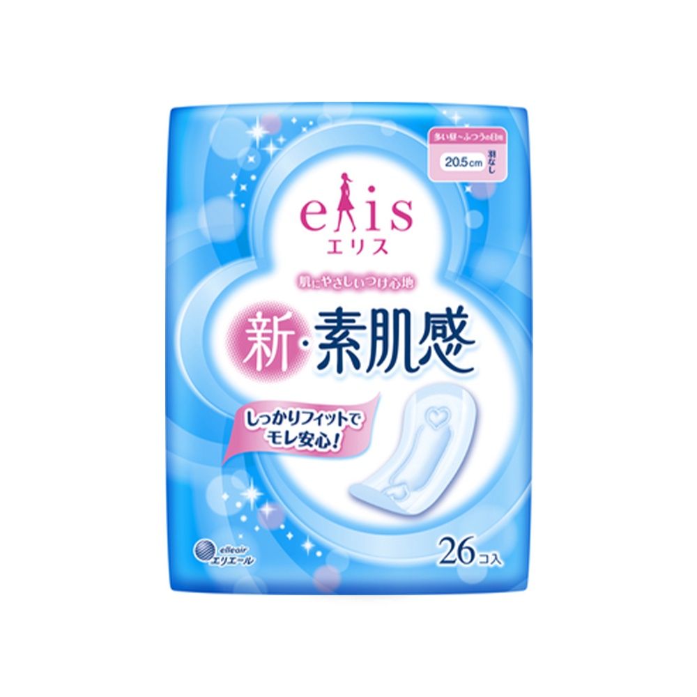Elliair Elis Shin-Suhadakan Sanitary Napkin Reg-Heavy No Wing 26P