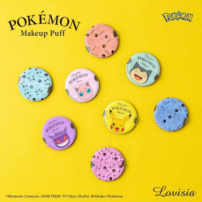 Bee Cruise POKEMON Make Up Puff 2pcs?