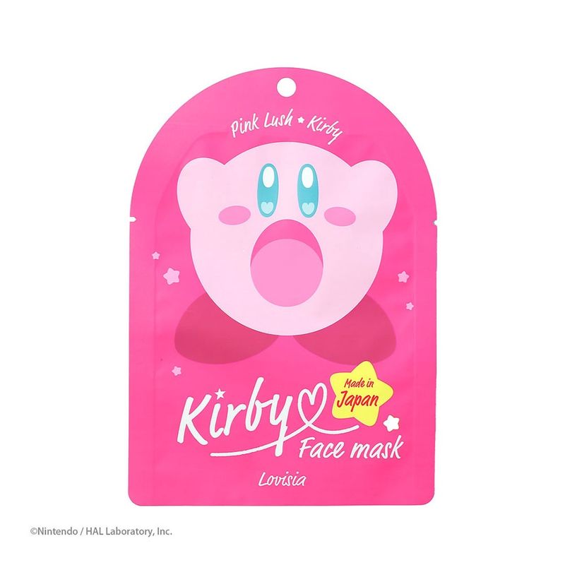 Bee Cruise Kirby Face Mask Pink Lush 1Sheet (Kirby