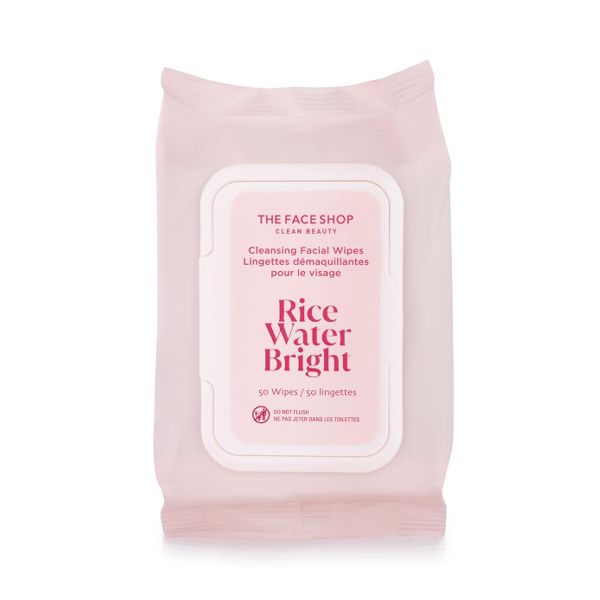 The Face Shop Rice Water Bright Cleansing Facial Wipes