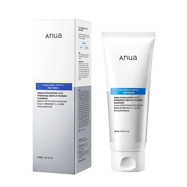 Anua 8 Hyaluronic Acid Hydrating Gentle Foaming