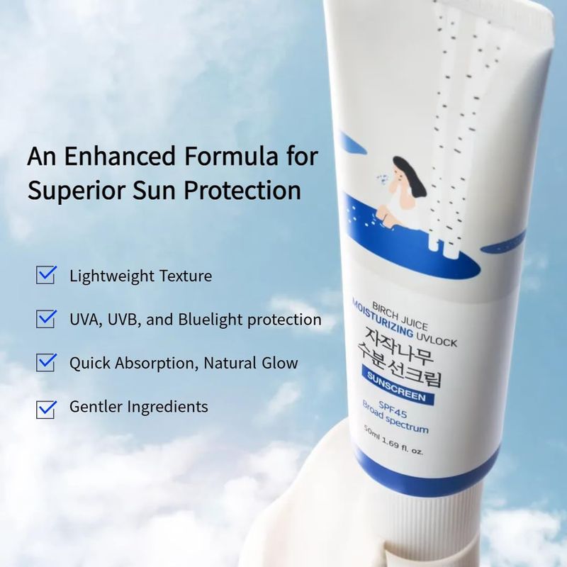 Round Lab Birch Juice Moisturizing UVLOCK SPF45