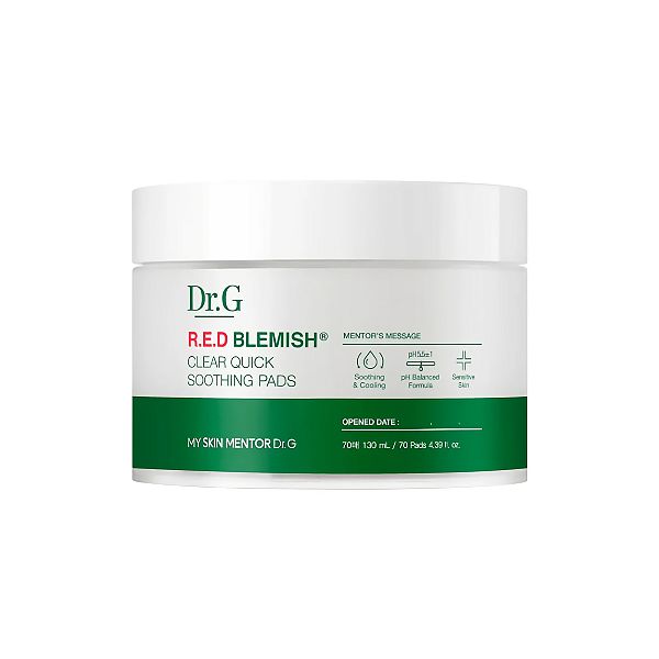 Dr. G Red Blemish Clear Quick Soothing Pads 70 pads