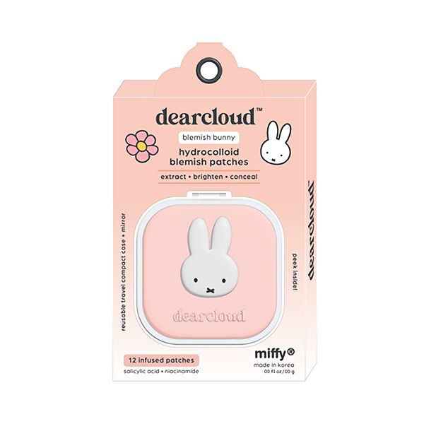 Dearcloud Miffy Hydrocolloid Blemish Patches Blemish Bunny (Salicylic Acid + Niacinamide 24 PCS)*