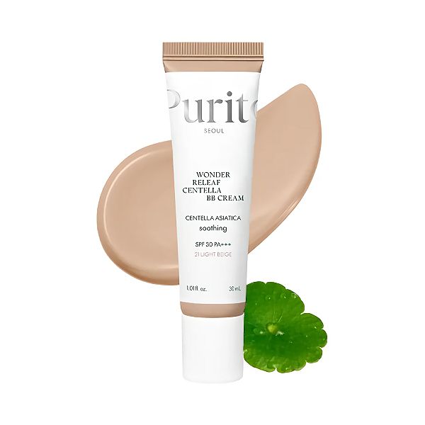 Purito Wonder Releaf Centella BB Cream, Color: 21 Light Beige
