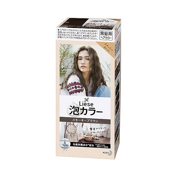 Kao Liese Prettia Bubble Hair Color, Color: Smokey Brown