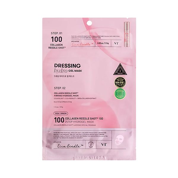VT Collagen Reedle Shot 100 2-Step Hydrogel Mask