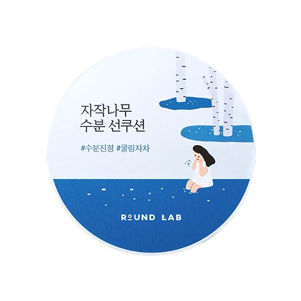 ROUND LAB Birch Juice Moisturizing Sun Cushion SPF 50+ PA++++