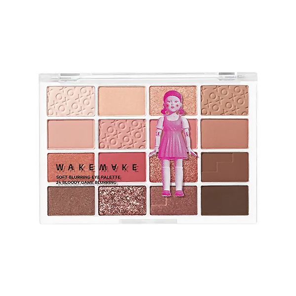 WAKEMAKE Soft Blurring Eye Palette 24 (Bloody Game Blurring)-Netflix Squid Game Collaboration (Limited)
