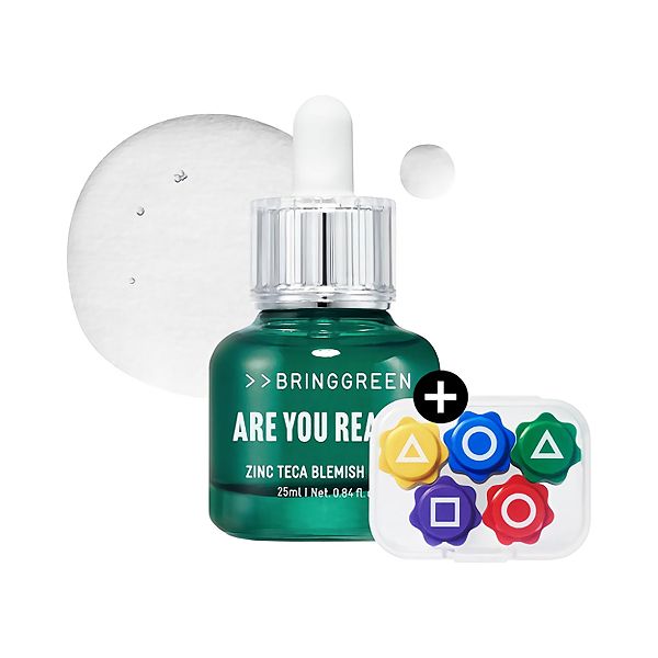 BRINGGREEN Zinc TECA Blemish Serum 25ml+Special Gift-Netflix Squid Game Collaboration (Limited)