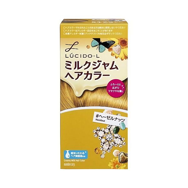 Mandom Lucido-L Creamy Milk Hair Color, Color: Hazelnut