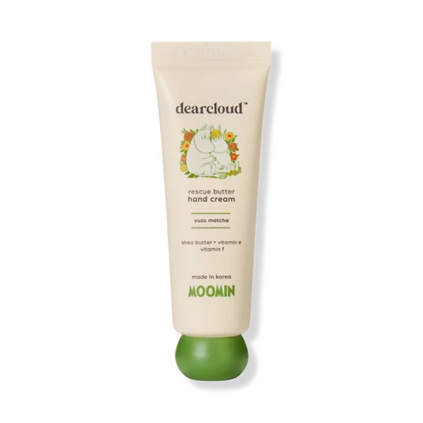 Dearcloud Moomin Rescue Butter Hand Cream, type: Yuzu Matcha