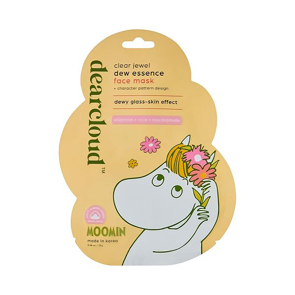 Dearcloud x Moomin Clear Jewel Dew Essence Face Mask*