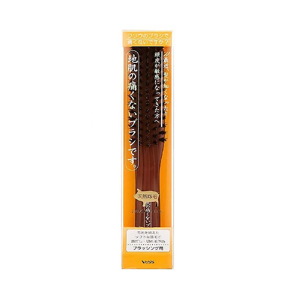 Vess Gentle-Touch Wild Boar 100% Hair Brush (JI- 1000)