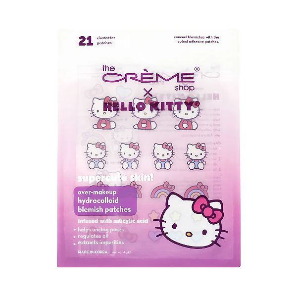 TCS SANRIO Hello Kitty Super Cute Skin! Over Makeup Hydrocolloid Blemish Patch