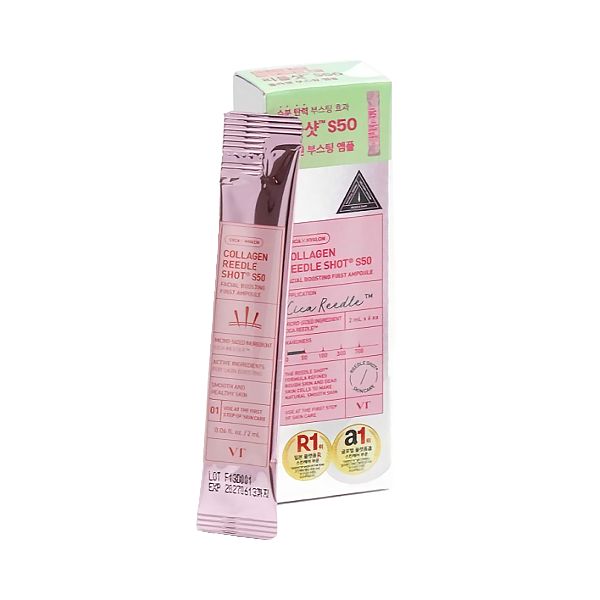 VT Collagen Reedle Shot S50 Facial Boosting First Ampoule 2ml (6pcs)