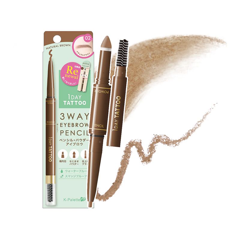 K-Palette Lasting 3Way Eyebrow Pencil RN2025*