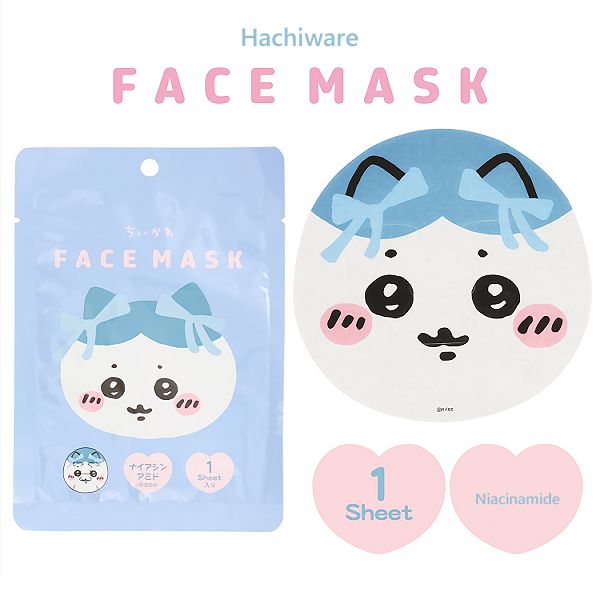 Shobi Chiikawa Face Mask, type: Hachiware