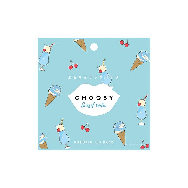 Choosy Hydrogel Ice Cream Lip Pack, type: Sunset Soda