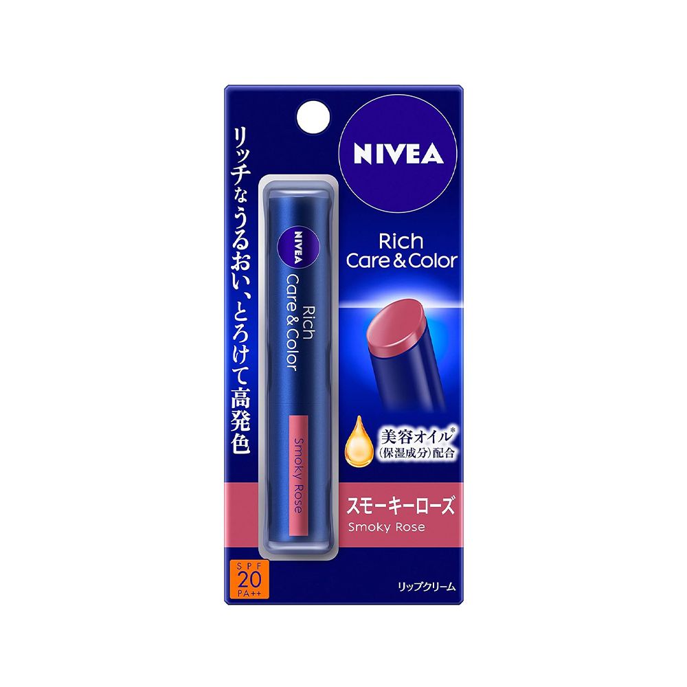 Nivea Rich Care &amp; Color Lip Stick, Color: Smoky Rose
