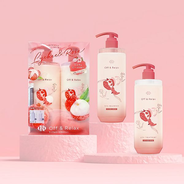 Off&amp;Relax Spa Shampoo +Treatment Lychee &amp; Rose