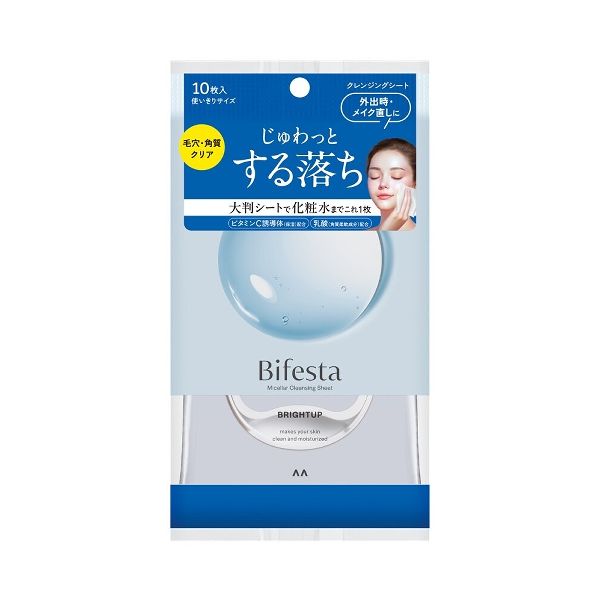 Mandom Bifesta Micellar Cleansing Sheet 10 Sheets