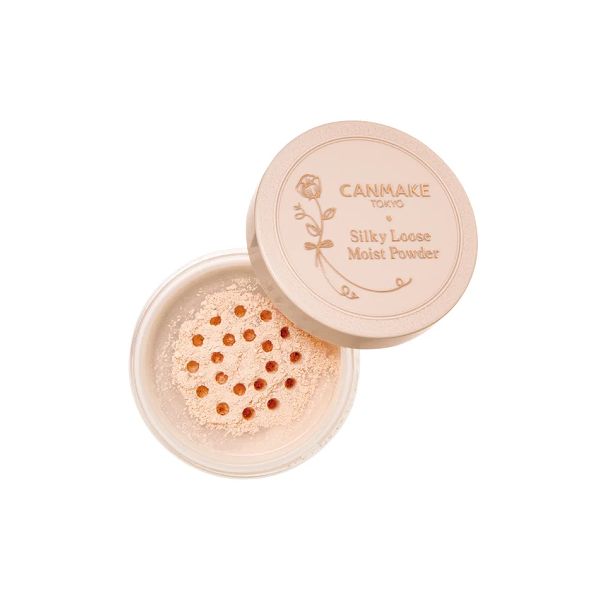 Canmake Silky Loose Moist Powder, Color: 01 Silky Beige