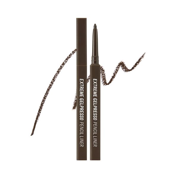 CLIO Extreme Gelpresso Pencil Liner, Color: 01 Black Brown